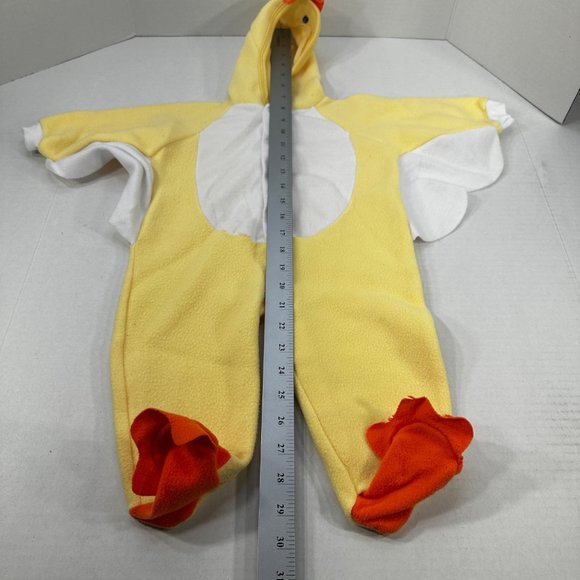 Simply Basics Baby Size 6-9 Month Duck One Piece Sleeper Yellow Preowned - Picture 13 of 15